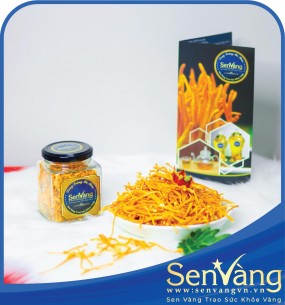Đông Trùng Hạ Thảo Sen Vàng Sấy Khô 10Gr